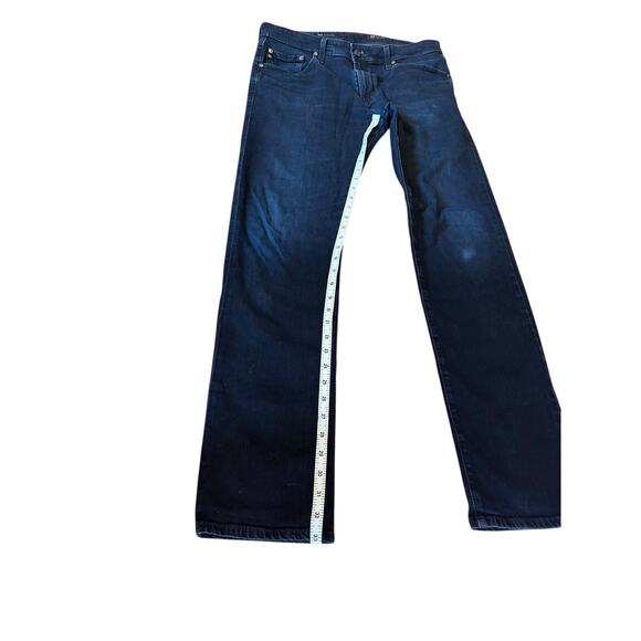 AG Adriano Goldschmied The Tellis Modern Slim Dark Wash Denim Jeans Mens 34 x 34 - Picture 6 of 9